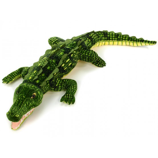 Velký plyšový krokodýl 173 cm, zelený
